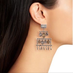 Kendra Scott Emmylou Earring in Antique Silver